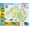 Puzzle ramkowe 72 Australia mapa fizyczna Puzzle ramkowe 72 Australia mapa fizyczna