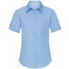Košeľa dámska Fruit of the Loom Lady-Fit Short Sleeve Poplin Shirt - modrá, L Košeľa dámska Fruit of the Loom Lady-Fit Short Sleeve Poplin Shirt - modrá, L
