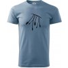 Konektory - Klasické pánske tričko vyššej gramáže - L ( Denim ) Konektory - Klasické pánske tričko vyššej gramáže - L ( Denim )