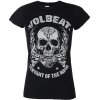 Tričko metal HYBRIS Volbeat Skull & Crossbones Čierna Tričko metal HYBRIS Volbeat Skull & Crossbones Čierna
