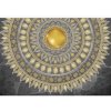 Fototapeta - FT6063 - Zlatá mandala - sivý podklad Vliesová fototap. - 254cm x 184cm Fototapeta - FT6063 - Zlatá mandala - sivý podklad Vliesová fototap. - 254cm x 184cm