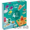 Ludo Sea: 4 hry s morskou tematikou - Djeco Ludo Sea: 4 hry s morskou tematikou - Djeco