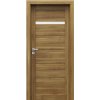 PORTA Doors SET Rámové dvere VERTE HOME H.1 so sklom, 3D fólia Agát medový + zárubeň PD-VER-H1_AGATMED PORTA Doors SET Rámové dvere VERTE HOME H.1 so sklom, 3D fólia Agát medový + zárubeň PD-VER-H1_AGATMED
