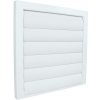 Dalap Kovová vetracia mriežka so gravitačnými lamelami bez príruby 350x350 mm, biela Dalap Kovová vetracia mriežka so gravitačnými lamelami bez príruby 350x350 mm, biela