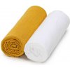 T-TOMI BIO Mušelínové plienky White + Mustard T-TOMI BIO Mušelínové plienky White + Mustard