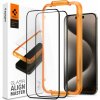 Spigen Glass tR AlignMaster 2 Pack FC Black iPhone 15 Pro Max AGL06875 Spigen Glass tR AlignMaster 2 Pack FC Black iPhone 15 Pro Max AGL06875