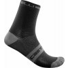 CASTELLI Cyklistické ponožky klasické - SUPERLEGGERA T 12 - čierna/šedá CASTELLI Cyklistické ponožky klasické - SUPERLEGGERA T 12 - čierna/šedá