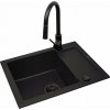 Set - dřez PYRAMIS MIDO (62x50) 1B 1D + baterie IDEA Black Edition - 070167602BE - Volcano Set - dřez PYRAMIS MIDO (62x50) 1B 1D + baterie IDEA Black Edition - 070167602BE - Volcano