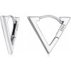 Olivie strieborné náušnice TROJUHOLNÍK 8642