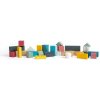 Bigjigs Toys Vozík s dřevěnými kostkami Bigjigs Toys Vozík s dřevěnými kostkami