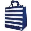 Taška nákupná látková pruhy 34 x 36 x 22 cm Taška nákupná látková pruhy 34 x 36 x 22 cm
