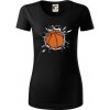 Basketbal lopta v triku - Dámske tričko z organickej bavlny Origin (GOTS) - XL ( Čierna ) Basketbal lopta v triku - Dámske tričko z organickej bavlny Origin (GOTS) - XL ( Čierna )
