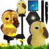 Solárna LED lampa svietiaca sova zapichovacia vodotesná záhradná solárna 41cm Solárna LED lampa svietiaca sova zapichovacia vodotesná záhradná solárna 41cm