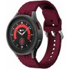 eses Silikónový remienok štruktúrovaný pre Samsung Galaxy Watch 4, 5, 6, 7 - Vínový, 20 mm eses Silikónový remienok štruktúrovaný pre Samsung Galaxy Watch 4, 5, 6, 7 - Vínový, 20 mm