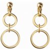 Náušnice krúžky v krúžku Colibra - pozlátené Náušnice krúžky v krúžku Colibra - pozlátené