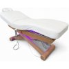 Silverfox LUNA PLUS E3 Elektrické SPA lehátko – s funkciou vyhrievania, teak/biela