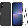 Sony Xperia 10 VI nárazuvzdorný, silikónový, ultratenký obal, Čierna Sony Xperia 10 VI nárazuvzdorný, silikónový, ultratenký obal, Čierna