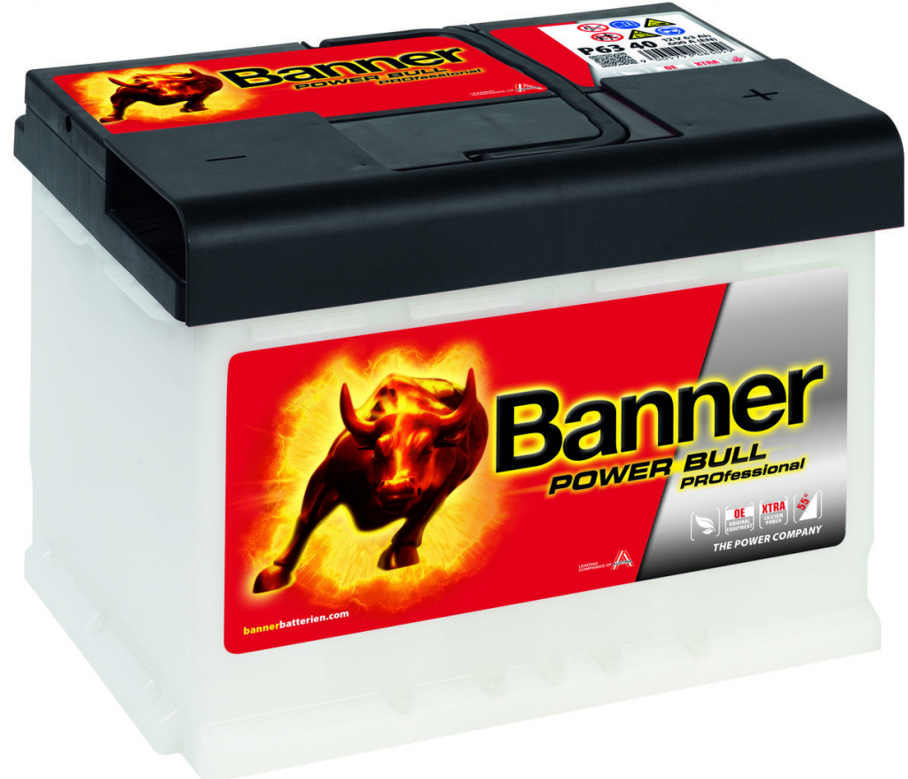 Banner Power Bull Professional 12V 63Ah 600A P6340