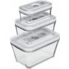 Zwilling sada 3 skleněných vakuovacích dóz Fresh & Save 1007719 Zwilling sada 3 skleněných vakuovacích dóz Fresh & Save 1007719