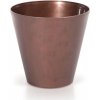 PROSPERPLAST Kvetináč TUBUS CORTEN oceľová patina 20cm