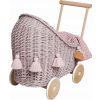 Hlboký kočík pre bábiky Little Dreams WÓZEK WIKLINOWY Hlboký kočík pre bábiky Little Dreams WÓZEK WIKLINOWY