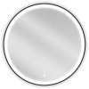 Mexen Esso, okrúhle LED podsvietené kúpeľňové zrkadlo 80 cm, 6000K, vykurovacia podložka proti zahmlievaniu, čierny rám, 9825-080-080-611-70 Mexen Esso, okrúhle LED podsvietené kúpeľňové zrkadlo 80 cm, 6000K, vykurovacia podložka proti zahmlievaniu, čierny rám, 9825-080-080-611-70