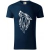 Geometria - vlk - vyjúci - Tričko z organickej bavlny - XL ( Tmavomodrá (veľmi tmavá - skoro čierna) ) Geometria - vlk - vyjúci - Tričko z organickej bavlny - XL ( Tmavomodrá (veľmi tmavá - skoro čierna) )