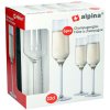 Alpina Pohár na šampanské 6 x 220 ml Alpina Pohár na šampanské 6 x 220 ml
