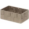 Compactor Úložný organizér do zásuvky TEX košík M 18 x 12 x 7 cm Taupe sivo-béžový