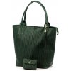 Dámská kabelka Luka 26-028 TOREBKA+PORTFEL tmavozelená
