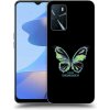 Picasee silikónový čierny obal pre OPPO A16 - Diamanty Blue Picasee silikónový čierny obal pre OPPO A16 - Diamanty Blue