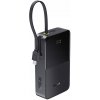Baseus – Power Bank EnerFill Bipow2 Pro powerbanka s integrovaným USB-C káblom 20000 mAh 22,5W s digitálnym displejom – kozmická čierna Baseus – Power Bank EnerFill Bipow2 Pro powerbanka s integrovaným USB-C káblom 20000 mAh 22,5W s digitálnym displejom – kozmická čierna
