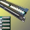 OPTIX UTP Patch panel 24 port Cat.5E Black L type 4002 Opticord OPTIX UTP Patch panel 24 port Cat.5E Black L type 4002 Opticord