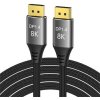 PremiumCord DisplayPort 1.4 přípojný kabel 32,4Gbit/s, rozlišení 8K, kovové a zlacené konektory, 5m PremiumCord DisplayPort 1.4 přípojný kabel 32,4Gbit/s, rozlišení 8K, kovové a zlacené konektory, 5m