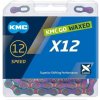 Kmc X12 Aurora Modrý Waxed BOX reťaz Kmc X12 Aurora Modrý Waxed BOX reťaz
