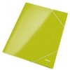 Tříchlopňové desky Leitz WOW, A4, zelená