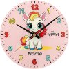 Detské nástenné hodiny MPM Cocco - rúžová 4597.23, 30cm Detské nástenné hodiny MPM Cocco - rúžová 4597.23, 30cm