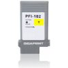 Gigaprint Canon PFI-102 Y - kompatibilný