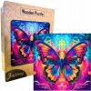 Drevené vzdelávacie puzzle A3 Farebný motýľ pre deti Dospelí 240 ks VEĽKÉ Drevené vzdelávacie puzzle A3 Farebný motýľ pre deti Dospelí 240 ks VEĽKÉ