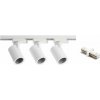 GTV Trax Bis lampa na koľajnicovú lištu 3x20 W biela XLT-Z3OP20SZ1B-00 GTV Trax Bis lampa na koľajnicovú lištu 3x20 W biela XLT-Z3OP20SZ1B-00