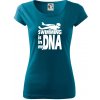 Swimming is in my DNA - Dámske tričko Pure - M ( Petrolejová ) Swimming is in my DNA - Dámske tričko Pure - M ( Petrolejová )