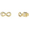 Guess Pozlátené náušnice Nekonečno Love Bites JUBE06049JWYGT/U Guess Pozlátené náušnice Nekonečno Love Bites JUBE06049JWYGT/U