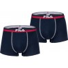Pánske boxerky Fila, MAN BOXERS 2 PACK tmavo modrá,Červená S Pánske boxerky Fila, MAN BOXERS 2 PACK tmavo modrá,Červená S