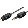 Kábel Toslink audio optický SPDIF prepojovací /Toslink 3.5mm M/M 1m, ø2.2mm, čierny, Slim Kábel Toslink audio optický SPDIF prepojovací /Toslink 3.5mm M/M 1m, ø2.2mm, čierny, Slim