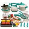 Veľká kuchynská súprava pre deti hrnce riad zelenina kanvica 62ks (W087) Veľká kuchynská súprava pre deti hrnce riad zelenina kanvica 62ks (W087)