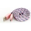 Sbox USB->Micro USB 2.0 M/M 1m colorfull blister rose USB-103CF-P Sbox USB->Micro USB 2.0 M/M 1m colorfull blister rose USB-103CF-P