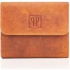 Paolo Peruzzi peňaženka z pravej kože oranžová - dámska Paolo Peruzzi peňaženka z pravej kože oranžová - dámska