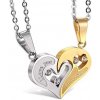Prívesok pre dvoch, puzzle I LOVE YOU gold - Včetně řetízků (2 kusy ) Prívesok pre dvoch, puzzle I LOVE YOU gold - Včetně řetízků (2 kusy )