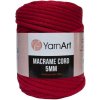YarnArt Macrame Cord 5 MM Červená 773 YarnArt Macrame Cord 5 MM Červená 773