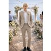 CELIO slim fit oblekové bi-stretch sako béžová CELIO slim fit oblekové bi-stretch sako béžová
